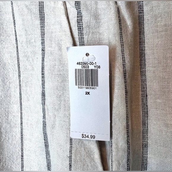 OLD NAVY 2pc SET Linen blend blazer and short set PLUS SIZE 2X - Picture 12 of 13